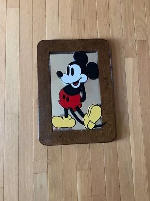 Mickey Mouse Mirror Wall Art 17 X12  • $45