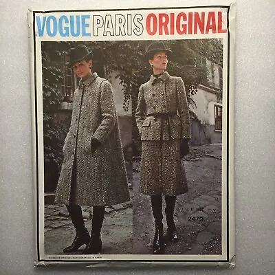 Vogue Paris Original Givenchy Pattern # 2479 Sz 14 Jacket Coat Pantdress Uncut • $39.99