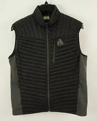 Eddie Bauer First Ascent EB 800 Fill Power Men's Large Black Full Zip Down Vest • $44.95