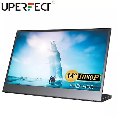 UPERFECT 14  FHD Portable Monitor PC Screen Gaming Monitor USB-C Monitor 400nits • $161.49