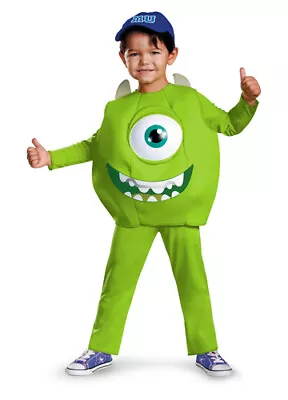 Toddler Monsters Inc. Deluxe Mike Costume Size Small 2T • $34.95