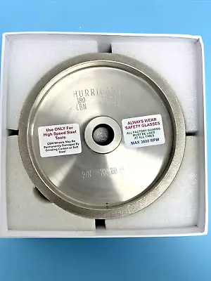 Hurricane CBN Grinding Wheel 8  X 1.5  X 1.0  180 Grit - Woodturning Sharpening • $49