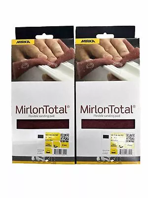 Mirka Mirlon Total Flexible Sanding Pad Bundle Of 2 Pack Each 3pcs. • $16
