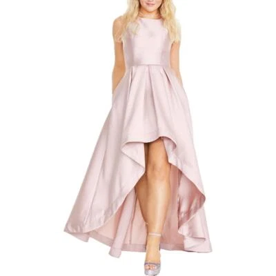 $16.59 • Buy Speechless Womens Satin Twill Hi-Low Fit & Flare Dress Gown Juniors BHFO 1868