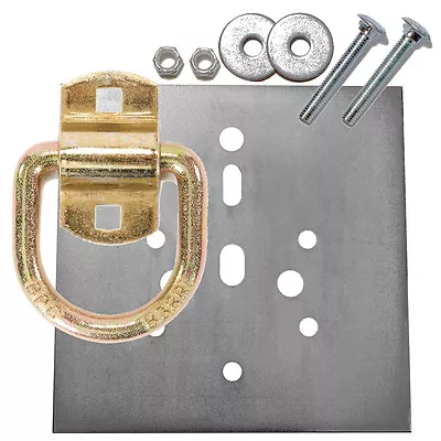 Heavy Duty D-Ring 12240 Lb Tiedown And Backing Plate W/ 2-1/2  Hardware-single • $19.81