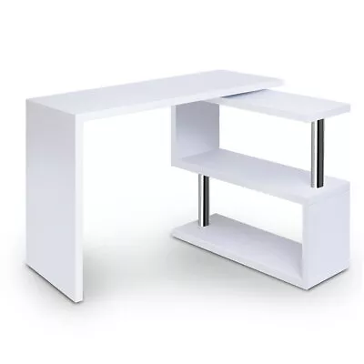 Artiss Office Computer Desk Study Corner Table Workstation Bookshelf Student • $134.29