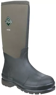 Muck Boots Chore Classic Moss Green Rubber High Leg Wellington Boot • £109.95