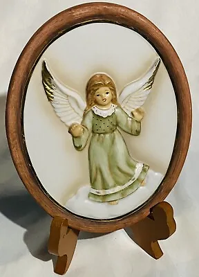 Goebel Angel Green Dress Weihnacht Wall Hanging Angel Vintage • $17.77