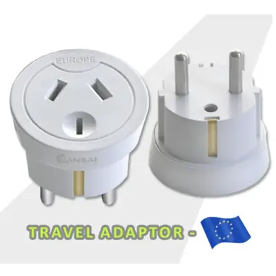 Travel Adapter Power Socket To Plug Australia AU To Europe Bali Tahiti Noumea • $14.95