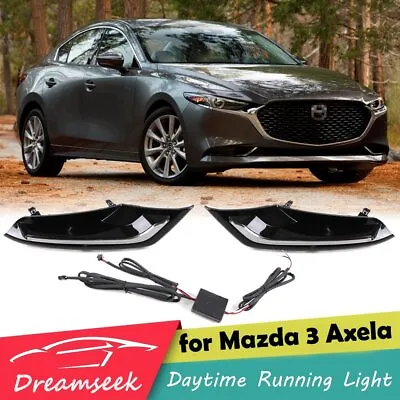 LED DRL For Mazda 3 Axela 2019-2022 Daytime Running Light W/ Dynamic Turn Signal • $91.99