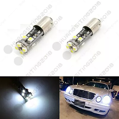 Xenon White Error Free 64132 H6W LED Bulbs For  Mercedes Parking Lights • $8.24