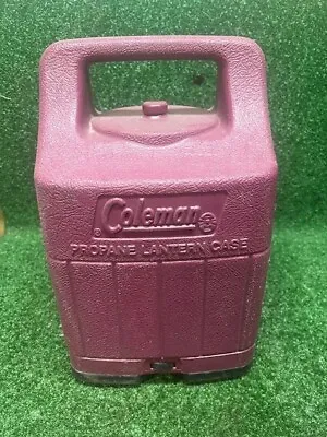 Coleman Lantern Maroon Propane Carrying Hard Case Fits 5154A - 5151 - 5152 • $16.95