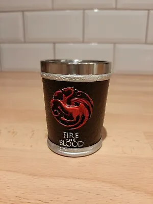 Game Of Thrones - Fire And Blood & Winter Is Coming  Shot Glasses BNIB • £15