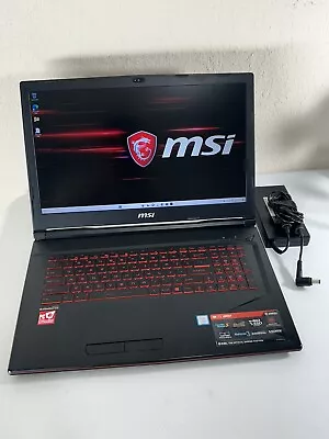 MSI MS-17C6  17.3” Core I7-8750H 8GB RAM 1TB Drive Gaming Laptop • $499