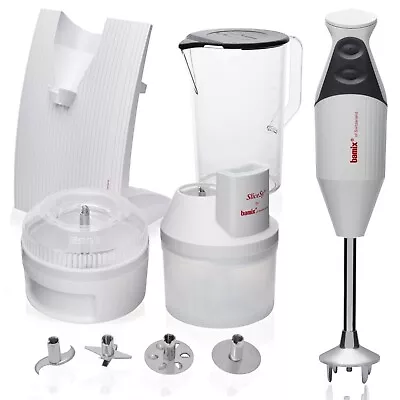 Bamix Swissline Superbox Stick Blender 76095 Grey Swiss 20 Yr Wty Heidelberg • $799