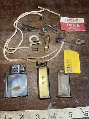 Park Sherman And Other Vintage Lighters Sold For Parts Only Cool Collection • $20