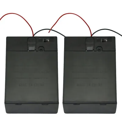 20pcs 2xC Cell Battery Holder Case 3V Box With Two Wire & Cover & ON/OFF Switch • $23.99