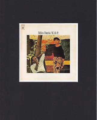 8X10  Matted Print Album Cover Jazz Art Picture: Miles Davis E.S.P • $13.99