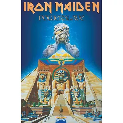 Iron Maiden 'Powerslave Album' Printed Flag - NEW OFFICIAL Textile Poster • $21.99