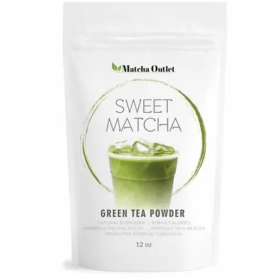 Japanese Sweet Matcha Green Tea Powder - Natural Mix With Pure Matcha 12oz • $14.99