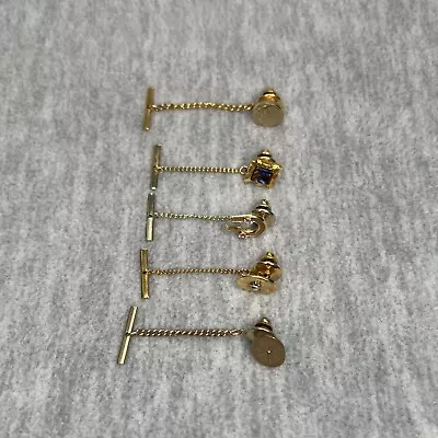 Vintage Tie Tack Pins Lot Of 5 12k Gold Pieces Masonic Simmons • $14.99