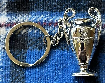 UEFA CHAMPIONS LEAGUE EUROPEAN CUP 3D TROPHY 4 1/2cm Diecast Keyrings Keychain • $4.35