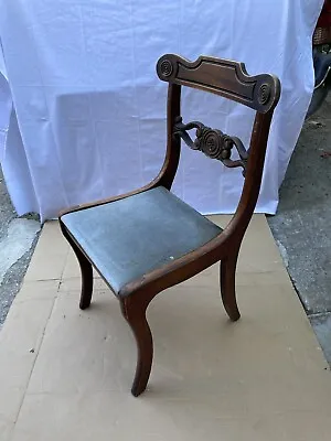 Vintage Georgetown Galleries Mahogany Sabre-Leg Dining Room Side Chair • $55