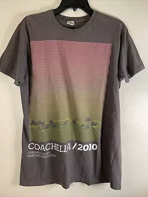 Coachella 2010 Concert T Shirt Men's L Public Image Echo Muse Jay-Z Devo MGMT • $38