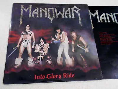 Vintage Vinyl Record Manowar Into Glory Ride  Mri-169666 1983 Lp • $64.99