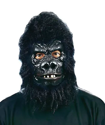 Gorilla Deluxe Latex Mask With Movable Mouth Monkey Ape Halloween • $39.95