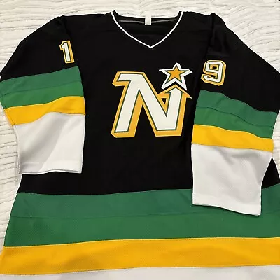 Minnesota North Stars Custom Masterton Hockey Jersey NHL Size L Ships Free BIN • $75