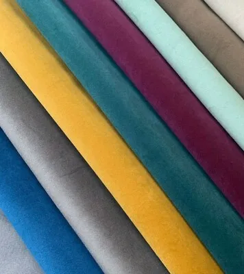 Velvet Fabric Upholstery High Quality Material Cushion Throw Curtain Craft • £8.99