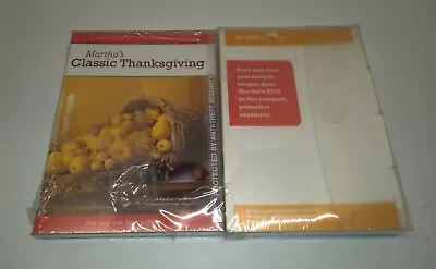 Martha's Classic Thanksgiving~martha Stewart Dvd ~with Organizer **new In Wrap** • $9.98