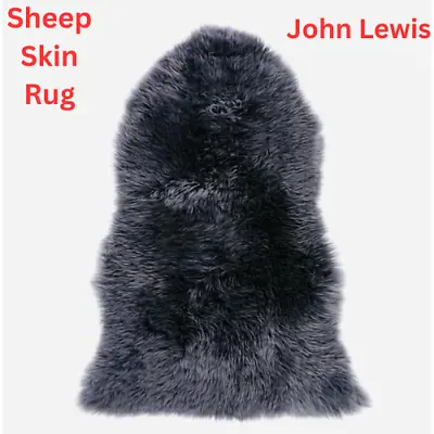 John Lewis Sheepskin Rug Single Steel Steel  • £27.99