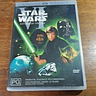 Star Wars Return Of The Jedi VI DVD Remastered Edition R4 FREE POST  • $11.87