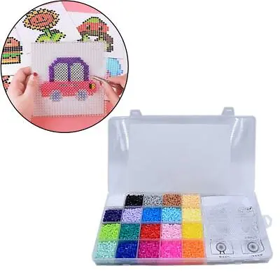 2.6mm Hama Beads With Pegboards Ironing Paper Fuse Beads Craft Kit For Kids • $30.03