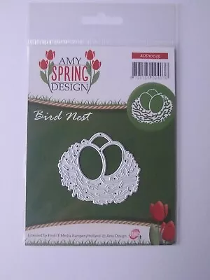 Amy Design Spring Die  Bird Nest Die   Nest With 3 Eggs Easter Spring Cardmaking • £5.10