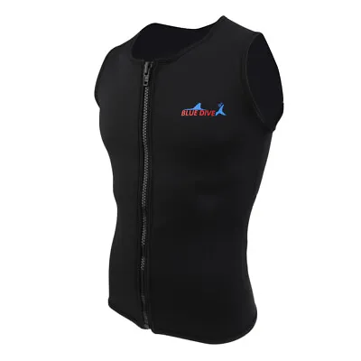 $28.65 • Buy Wetsuit  Men Sleeveless 2mm Neoprene Zipper Half Body Bathing Suit For Scuba