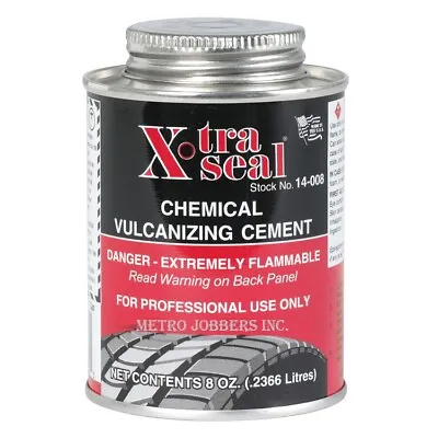 Cold Vulcanizing Rubber Cement Tire Repair 8oz Can Wheel Bicycle Patch Plug Glue • $12.50