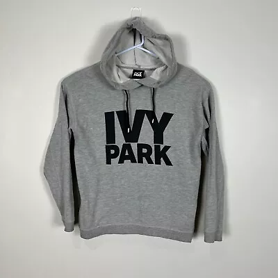 $27.59 • Buy Ivy Park Grey Pullover Jumper Hoodie Ladies Women's Small S Oversized Baggy
