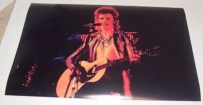 $60 • Buy DAVID BOWIE 16x24 Photo Poster Print  Live Concert 1970s Tour Ziggy Stardust