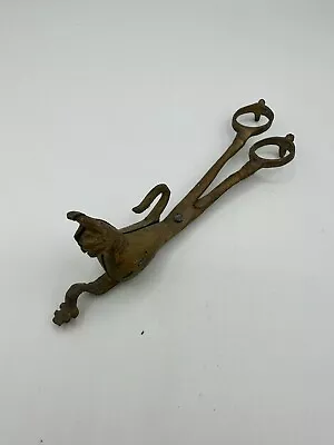 Brass Candle Holder Cat/Scissors • $21.98