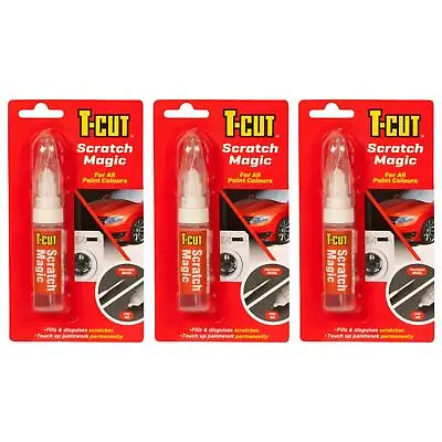 T-Cut Scratch Magic Pen Car Paintwork Repair Touch Up For All Colours 13ml X3 • £38.99