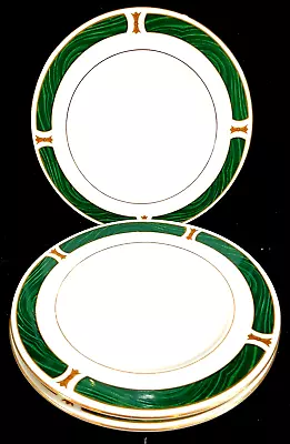 MALACHITE By SANGO MAJESTRY FINE CHINA 8420 7 5/8  SALAD PLATE QTY 4 MINT • $15.60