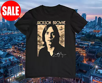 Jackson Browne Signature Short Sleeve Cotton Black Full Size Shirt • $18.99