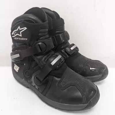 Alpinestars Tech 2 Short Ankle Mx Atv Quad Boots Uk8 Us9 Eu43 Black/white K023 • $261.04