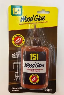 £3.49 • Buy 151 Wood Glue Pva Fast Working Super Strong Non Toxic 120g 
