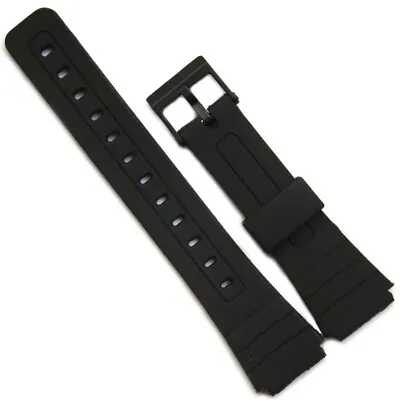16mm 18mm 20mm For Casio W800H SGW400 F91W F84 AE1200 Silicone Watch Strap • $12.53