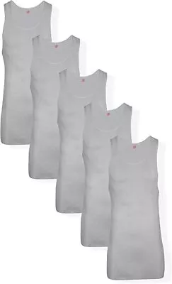 Hanes Men’s Tagless Ribbed Undershirt Tall Various Pack Size Options • $108.10