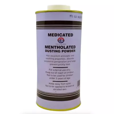 Cussons Medicated Mentholated Antiseptic Dusting Powder 200g • £7.32